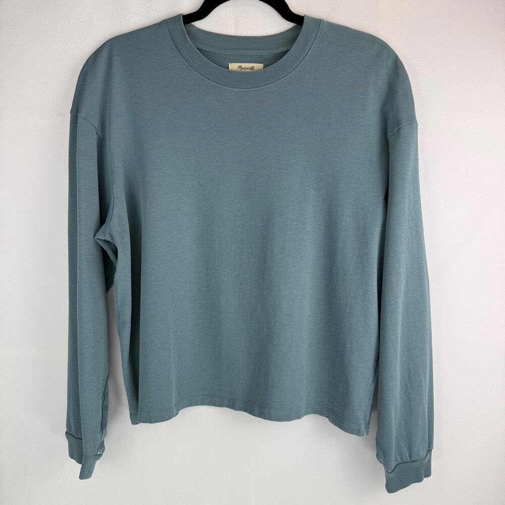 Madewell Supima Cotton Essential Long-Sleeve Tee Size M